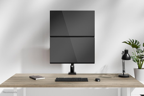 Neomounts DS60-600BL2V Monitorarm für zwei Monitore bis zu 32 Zoll