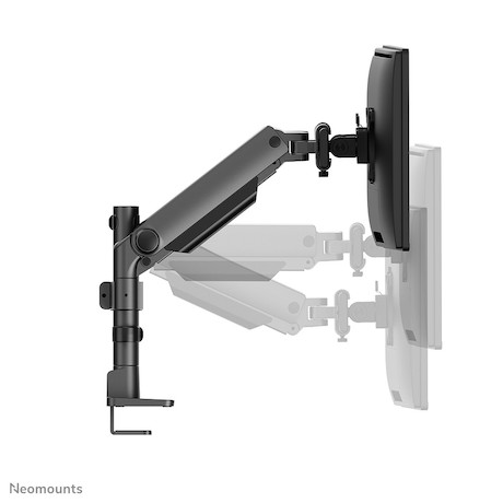 Neomounts Next One SL Desk Mount double display sliding VESA topfix clamp/grommet