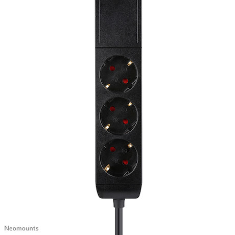 Neomounts VOLT Desk Clamp socket with Quick-charge USB Ports clamp 0-50mm 3x type-F 230V