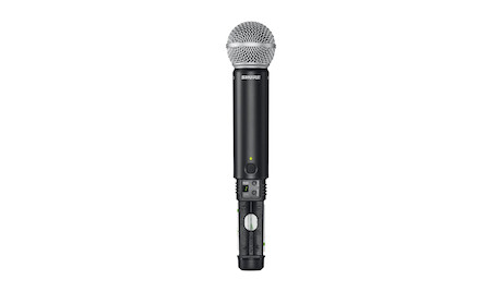 Shure BLX1288/MX53 Combo Funksystem mit SM58, MX153 Ohrbügelmikrofon und Doppelempfänger, Frequenzba