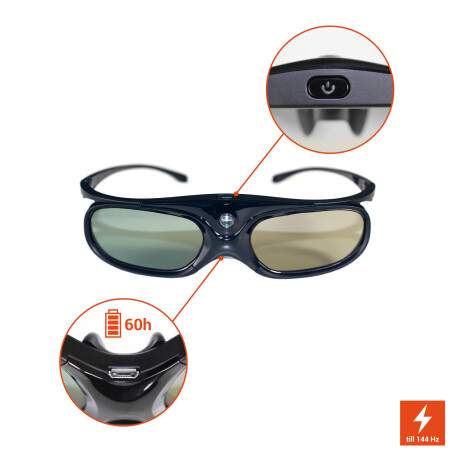 celexon DLP 3D Schutterbrille - 3D Brille G1000