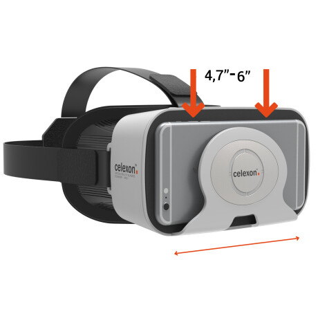 celexon VR 3D Virtual Reality Brille VRG1 - für 4,7”-6”