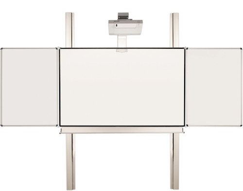celexon Expert manuelle 2-Säulen Pylonentafel Adjust 192 x 130cm TOUCH mit Flügeln