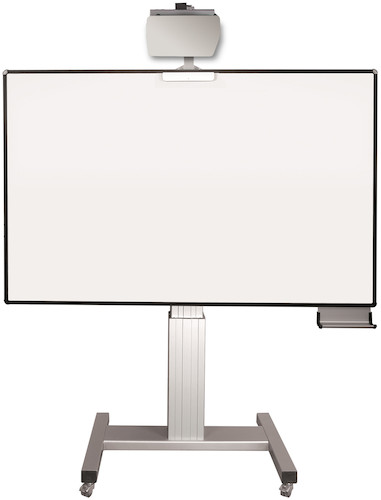 celexon Mobil Expert elektrisch höhenverstellbare Pylonentafel Adjust 192 x 120cm TOUCH