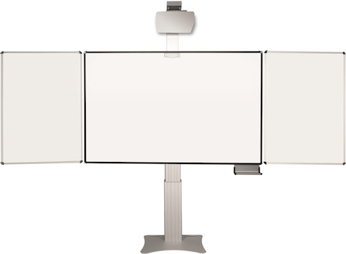 celexon Expert elektrisch höhenverstellbare Pylonentafel Adjust 192 x 130cm TOUCH - mit Flügeln