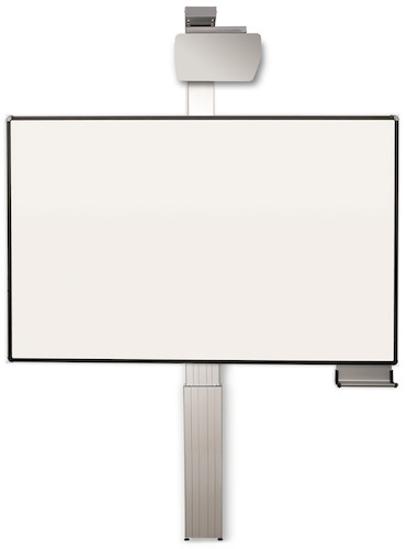 celexon Expert elektrisch höhenverstellbare Pylonentafel Adjust 207 x 130cm PEN