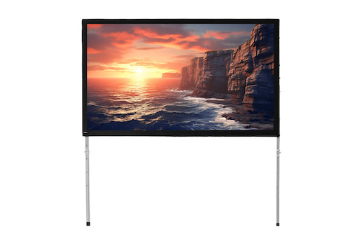 celexon Folding Frame screen 406 x 228cm Mobile Expert, front projection