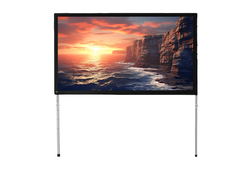 celexon Folding Frame screen 406 x 254cm Mobile Expert, front projection