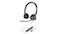 Poly Blackwire 3320 USB-C Stereo-Headset - für Microsoft Teams zertifiziert - + USB-C/A-Adapter - Ka