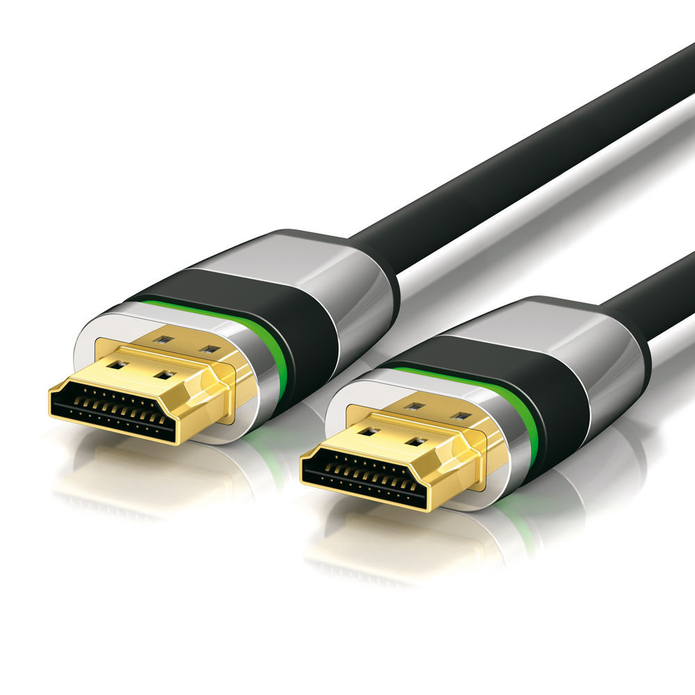 Câble Optique Toslink Purelink HDGear Premium 1 M - Connecteur Doré, Pour TV, Ampli, Home Cinéma, Blu-ray
